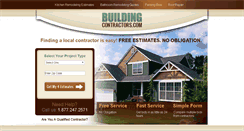 Desktop Screenshot of buildingcontractors.com